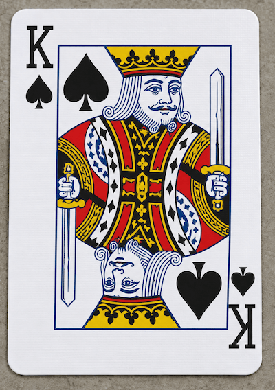 King playing card